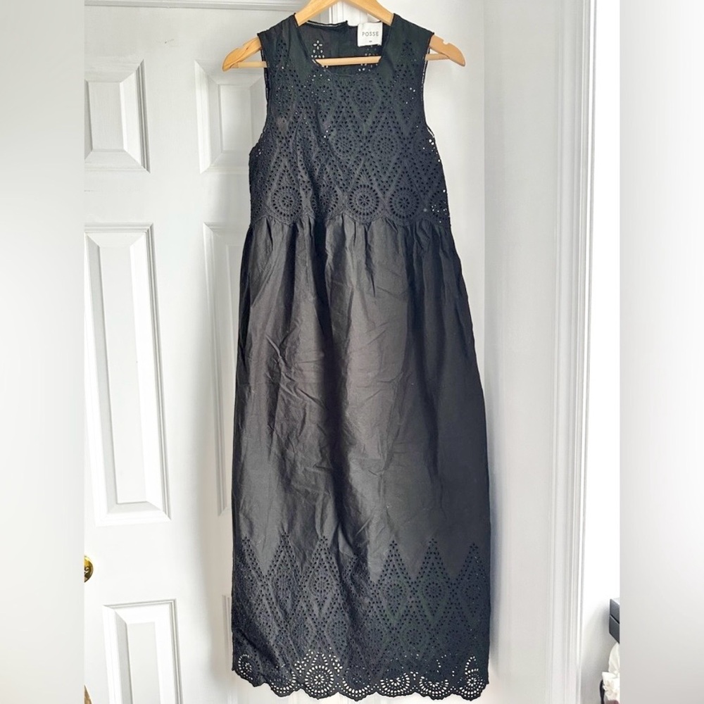 POSSE Louisa Broderie Anglaise Maxi Dress - Picture 3 of 8